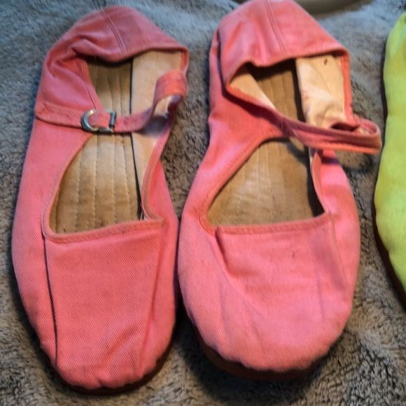 Women's Chinese Mary Jane Cotton Shoes SlipperCloth strap flats in 3 colors. - Picture 2 of 16